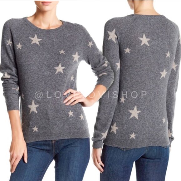NWT! Philosophy 100% Cashmere Star Sweater | Weekend Casual Luxe - Picture 9 of 9